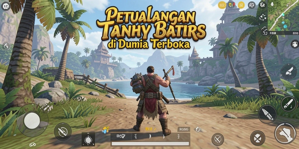 Tampilan dunia terbuka yang luas dalam 8G8G dengan grafis yang memukau.