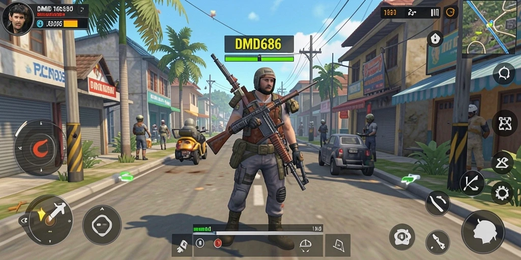 Screenshot utama DMD686 menampilkan gameplay simulasi yang menarik.