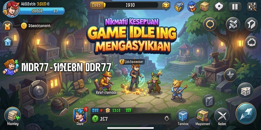 Tangkapan layar menunjukkan gameplay menarik dari IDR77.