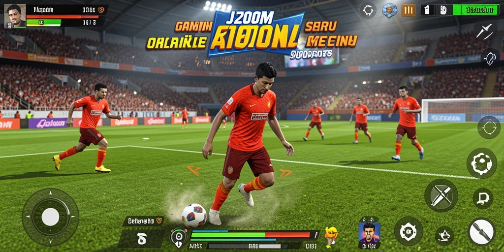 Screenshot J200M menampilkan gameplay yang seru dan menantang.