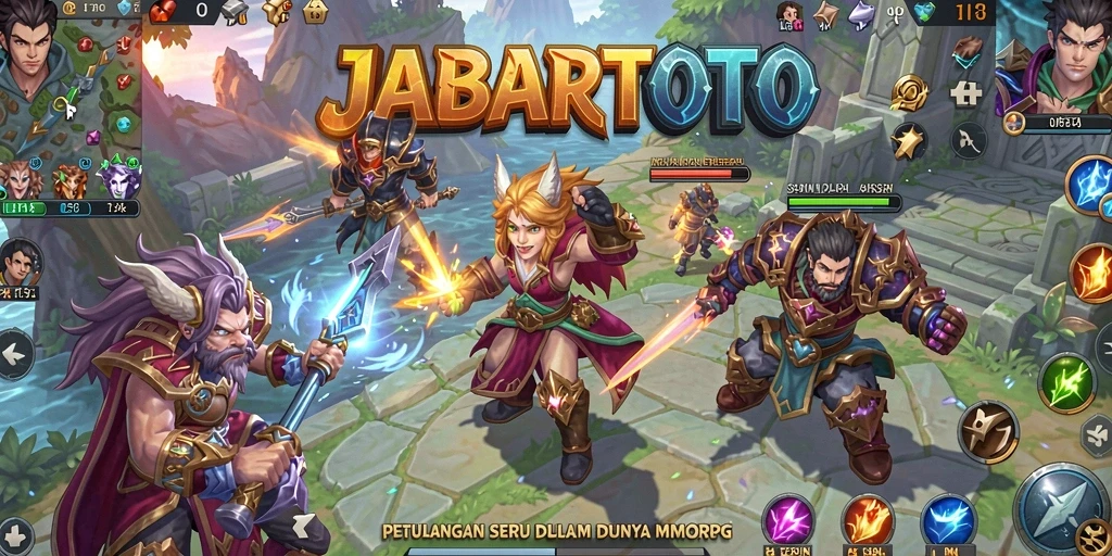 Gameplay seru JABARTOTO di dunia MMORPG fantastis.