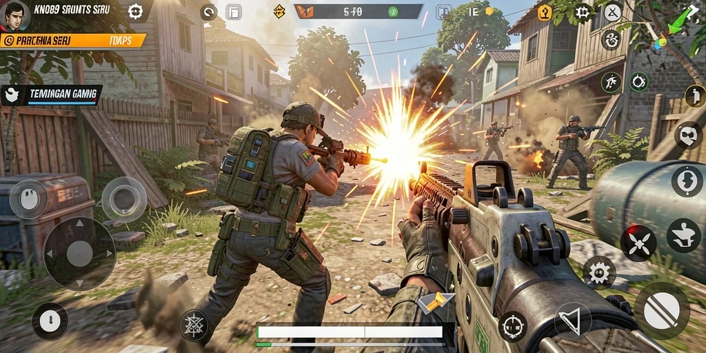 Tampilan gameplay <strong>KNO89</strong> yang mendebarkan dan intens.