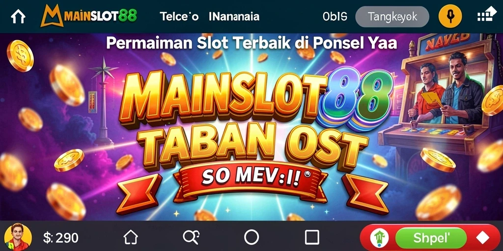 Screenshot gameplay MAINSLOT88 menunjukkan mesin slot yang penuh warna dan menarik.