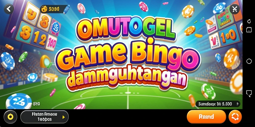 Screenshot gameplay OMUTOGEL menampilkan keseruan bermain Bingo.