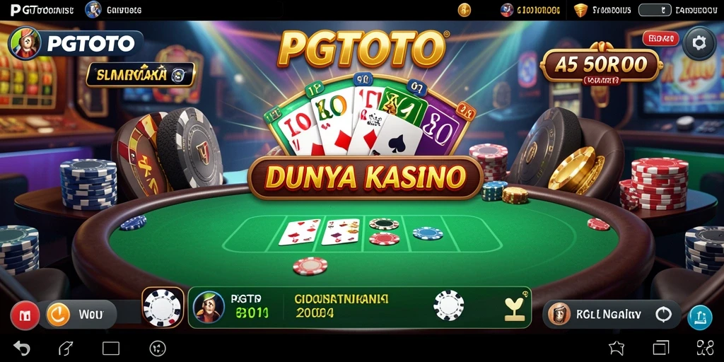 Tampilan gameplay Kasino yang seru di PGTOTO.