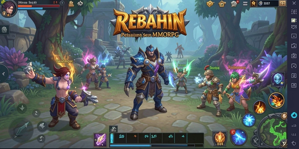 Tampilan seru dari gameplay REBAHIN yang penuh aksi.