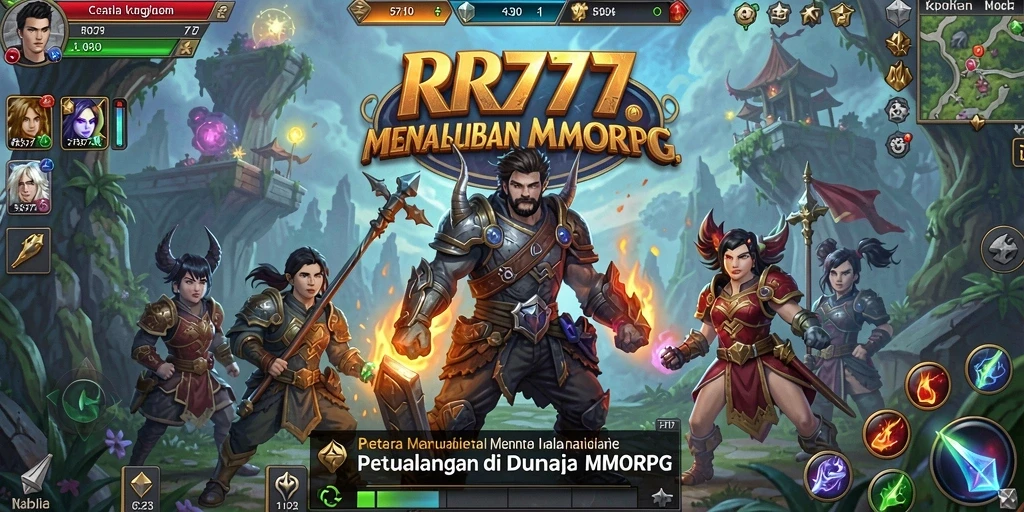 Tampilkan gameplay MMORPG yang seru dan menarik dari RR777.